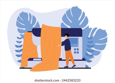 Fashion Style Flat Illustration Design