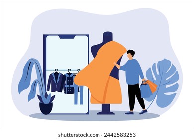Fashion Style Flat Illustration Design