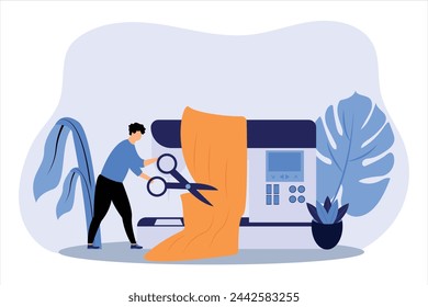 Fashion Style Flat Illustration Design