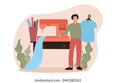 Fashion Style Flat Illustration Design