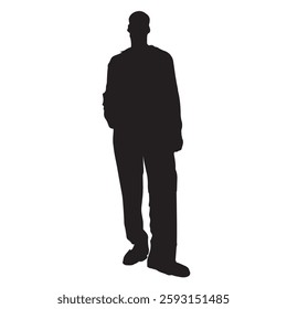 Fashion Style men's Silhouette Vecton, icon, abstract art Design Collections