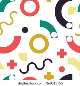 Fashion style seamless modern pattern background. Perfect illustration for web, print wrapping decoration  textile, fabric design