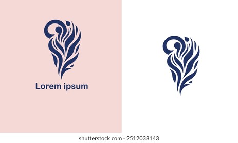 Fashion Style Trend Vogue unique logo design illustration