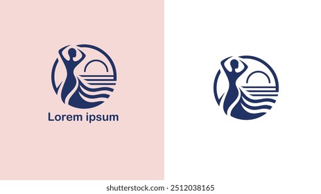 Fashion Style Trend Vogue unique logo design illustration