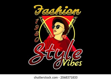 fashion style vibes retro design