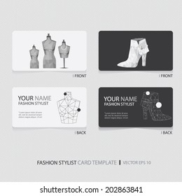 Fashion Stylist, Designer Business Card Set