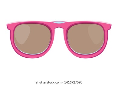 Fashion sunglasses accesory cartoon vector illustration graphic design