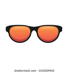 Fashion sunglasses accesory isolated cartoon vector illustration graphic design