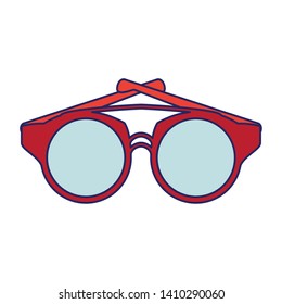 Fashion sunglasses accesory isolated vector illustration graphic design