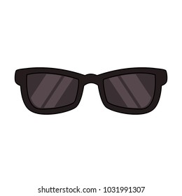 Fashion sunglasses isolated