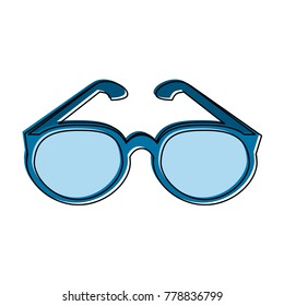 Fashion sunglasses isolated