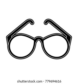 Fashion sunglasses isolated