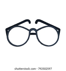 Fashion sunglasses isolated