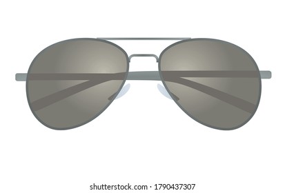 Fashion sunglasses template. vector illustration