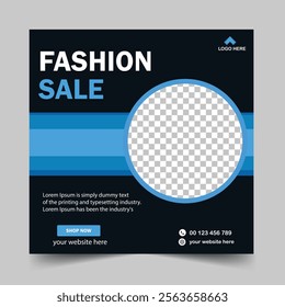 Fashion supper sale promotion offer social media post template post design