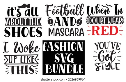 Fashion SVG T shirt Design Bundle