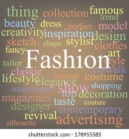 Fashion tagcloud