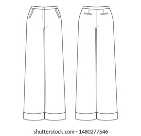 Shorts Garment Flats Fashion Illustration Suggestive Stock Vector ...
