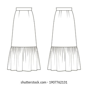 Fashion Illustration Women Fashion Skirt Technical Stock Vector Royalty Free 1007323780 Fashion Illustration Women Fashion Skirt Technical Stock Vector Royalty Free 1007323780