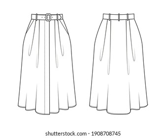 Skirt Drawing Images, Stock Photos & Vectors | Shutterstock