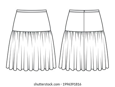 4,949 Flare skirt Images, Stock Photos & Vectors | Shutterstock