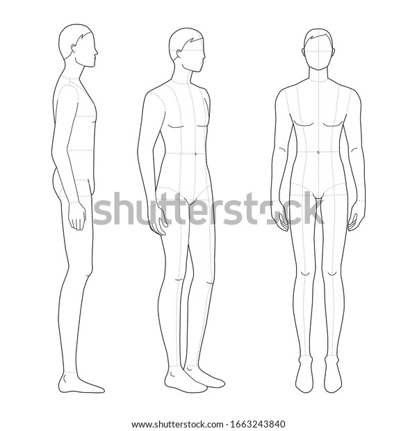 Male Figure Drawing Poses Standing - Filipff