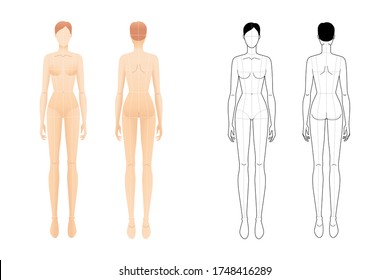 Croquis Fashion Drawing Images Stock Photos Vectors Shutterstock