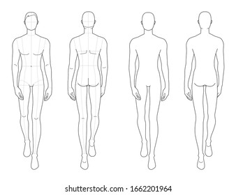 fashion model drawing male