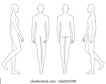 Featured image of post Man Body Outline Art Isolated vector clip art illustration