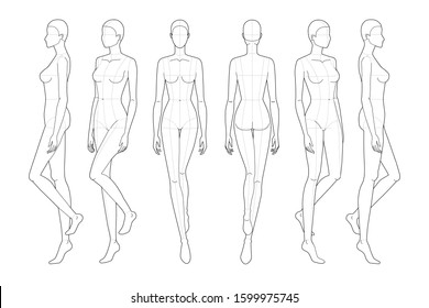 Featured image of post Fashion Drawing Body Template Basic fashion croquis tutorial for beginners demonstration of the proportions of the fashion figure step by step this tutorial shows how to draw each part