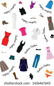 Fashion, textil and fabric background pattern