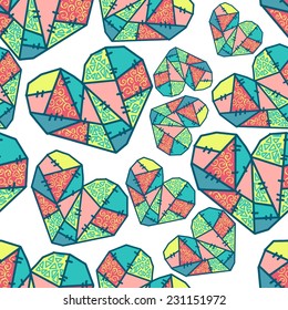 fashion textile pattern heart