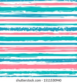 Fashion texture. Abstract seamless pattern in pastel colors. Watercolor lines. Hand drawn striped. Paint brush and strokes. Modern stylish design for interior, paper, packaging, wallpaper, background 