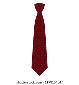 Fashion tie icon. Flat illustration of fashion tie vector icon for web design