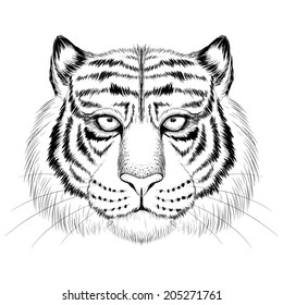 Fashion tiger head design 