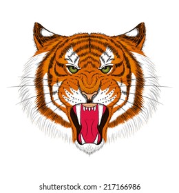 Fashion tiger head design