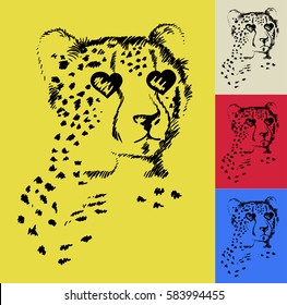fashion tiger vector