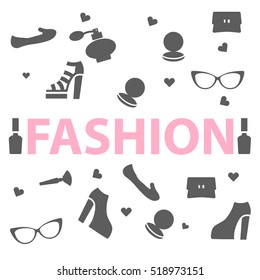 fashion trend. logo, vector