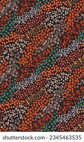 Fashion trendy seamless vector floral liberty pattern background Modern floral design perfect for fashion and decoration