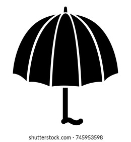 Fashion umbrella icon. Simple illustration of fashion umbrella vector icon for web