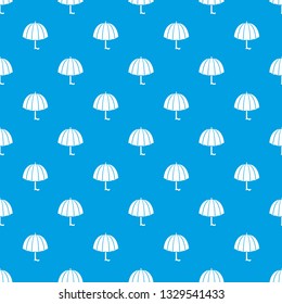 Fashion umbrella pattern vector seamless blue repeat for any use