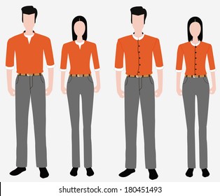 Fashion uniform set 