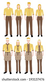 Fashion uniform set 