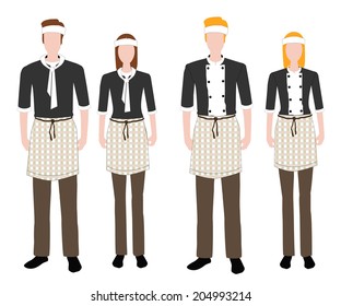 Fashion uniform set 