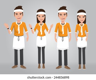 Fashion uniform set 