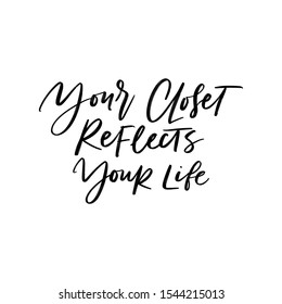 FASHION VECTOR HAND LETTERING ABOUT CLOTHES