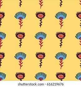 Fashion vector illustration, pattern, flowers