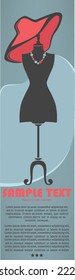 in fashion, vector illustration for your banner