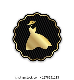 Fashion vector logo design template - Vector 