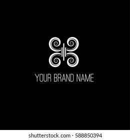Fashion vector logo design template